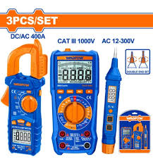 021 WDM94011 Tester + Pinza Amperimetrica + Detector De Voltaje Wadfow