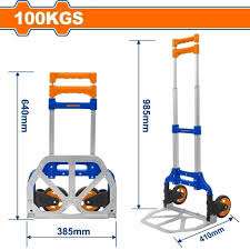 021 WWB8A10 Carro Zorra Plegable Wadfow Carga 100 Kg